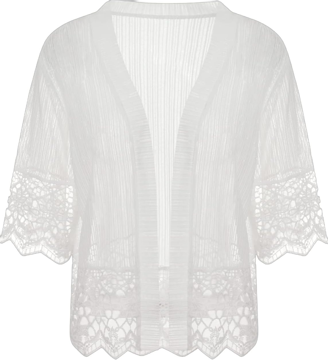 Lace Sheer Cardigan Short Sleeve Ruffle Open Front Tops for Women Summer Kimono Cardigans Beach Suntops White Small