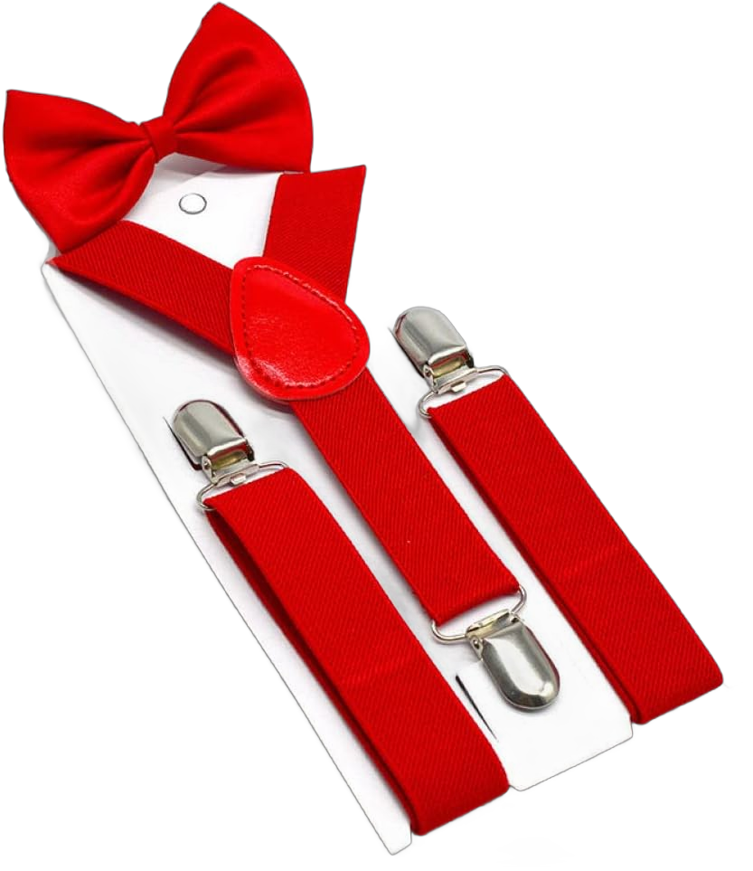 Mens Braces Y Shape - Suspenders Kids Children Suspender Set Pant Wedding Baby Boyrs Girls Braces Bow Tie Strap 65 Red