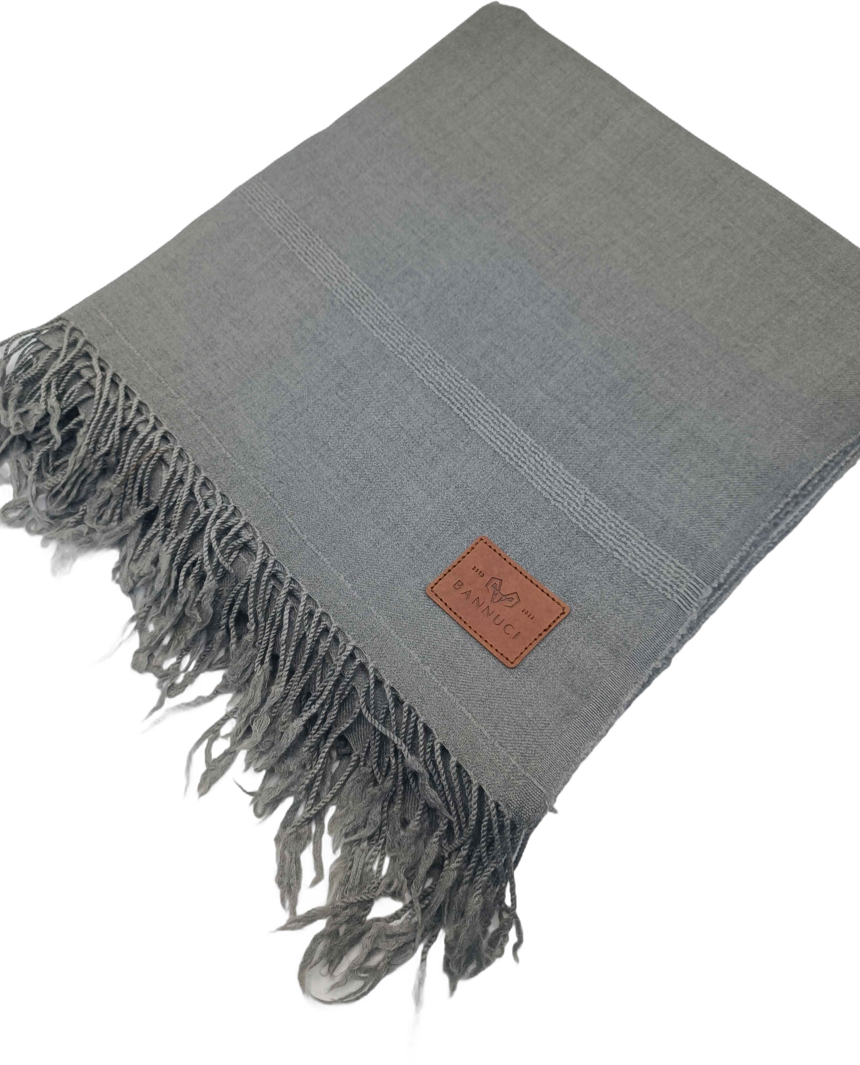 Premium Quality Light Gray Pure Woolen Shawl