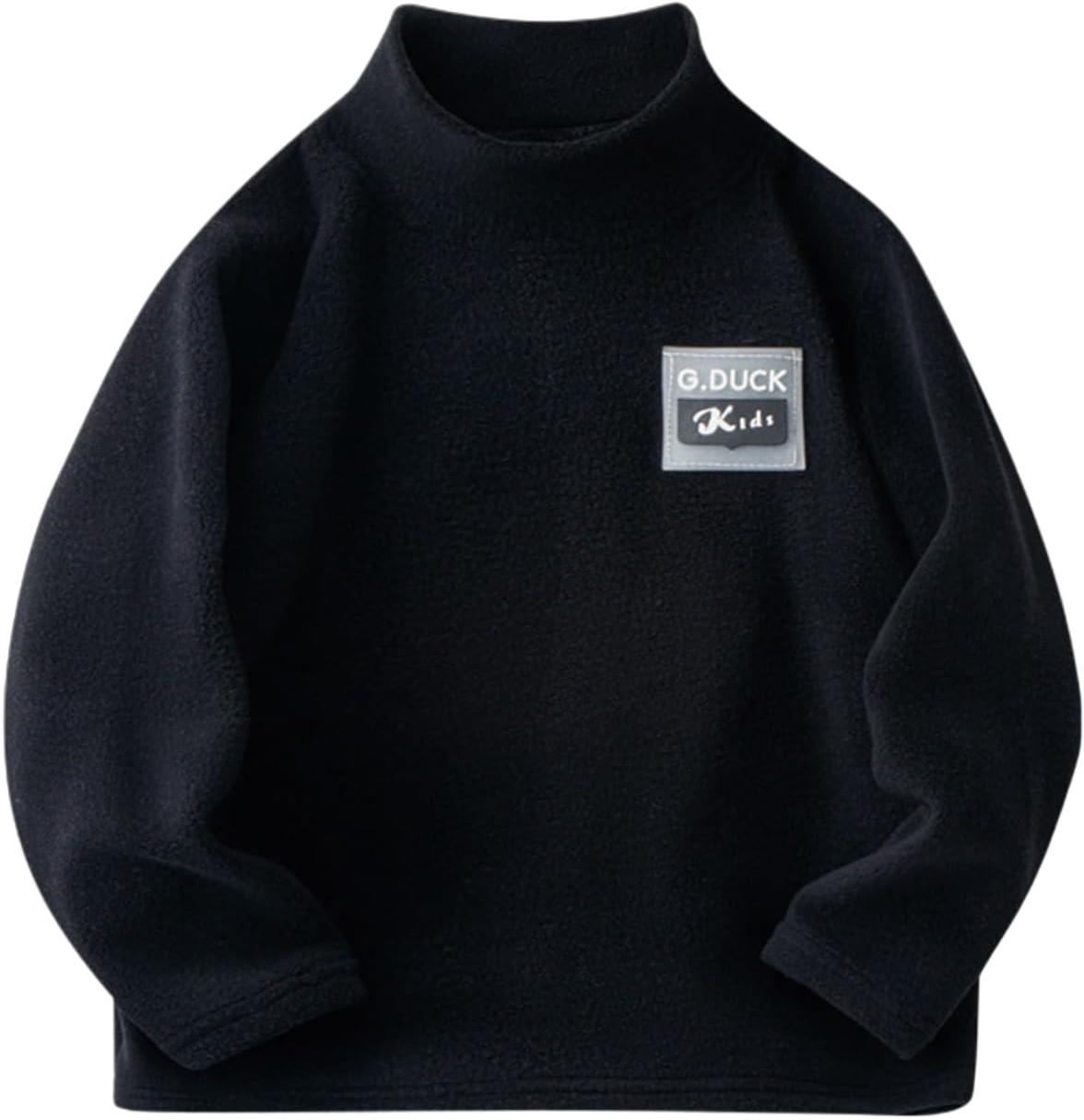 Kids Boys Girls Fleece Shirts Turtleneck Soft Tops Unisex Baselayer Long Sleeve T Shirts Cw The 100 Shirt Black 4-5T