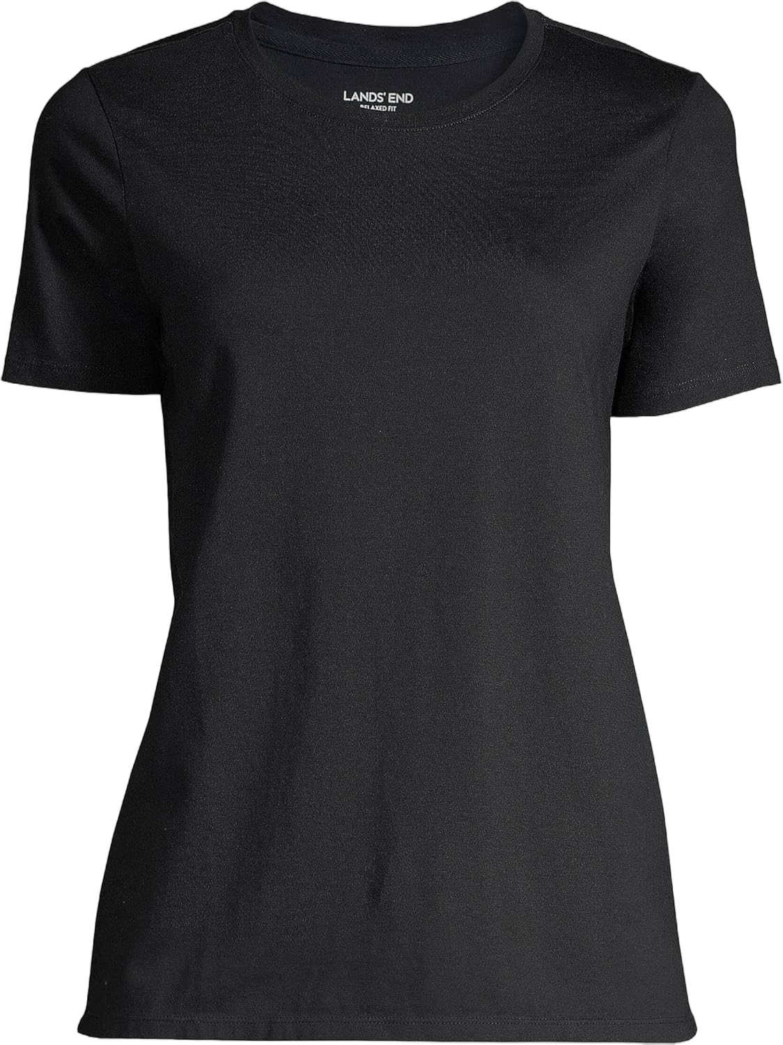 Lands' End Women's Relaxed Supima Cotton Crew Neck T-Shirt