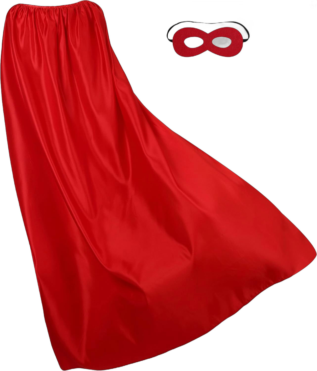 Unisex Adults DIY Capes Superhero Costume for Women and Men Medium Red