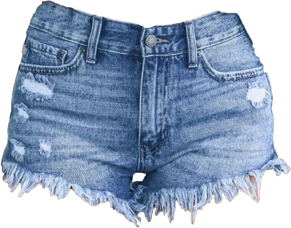 Women Casual High Waisted Denim Shorts Frayed Raw Hem Ripped Jeans Shorts Stretchy Hot Denim Shorts for Summer Large Blue