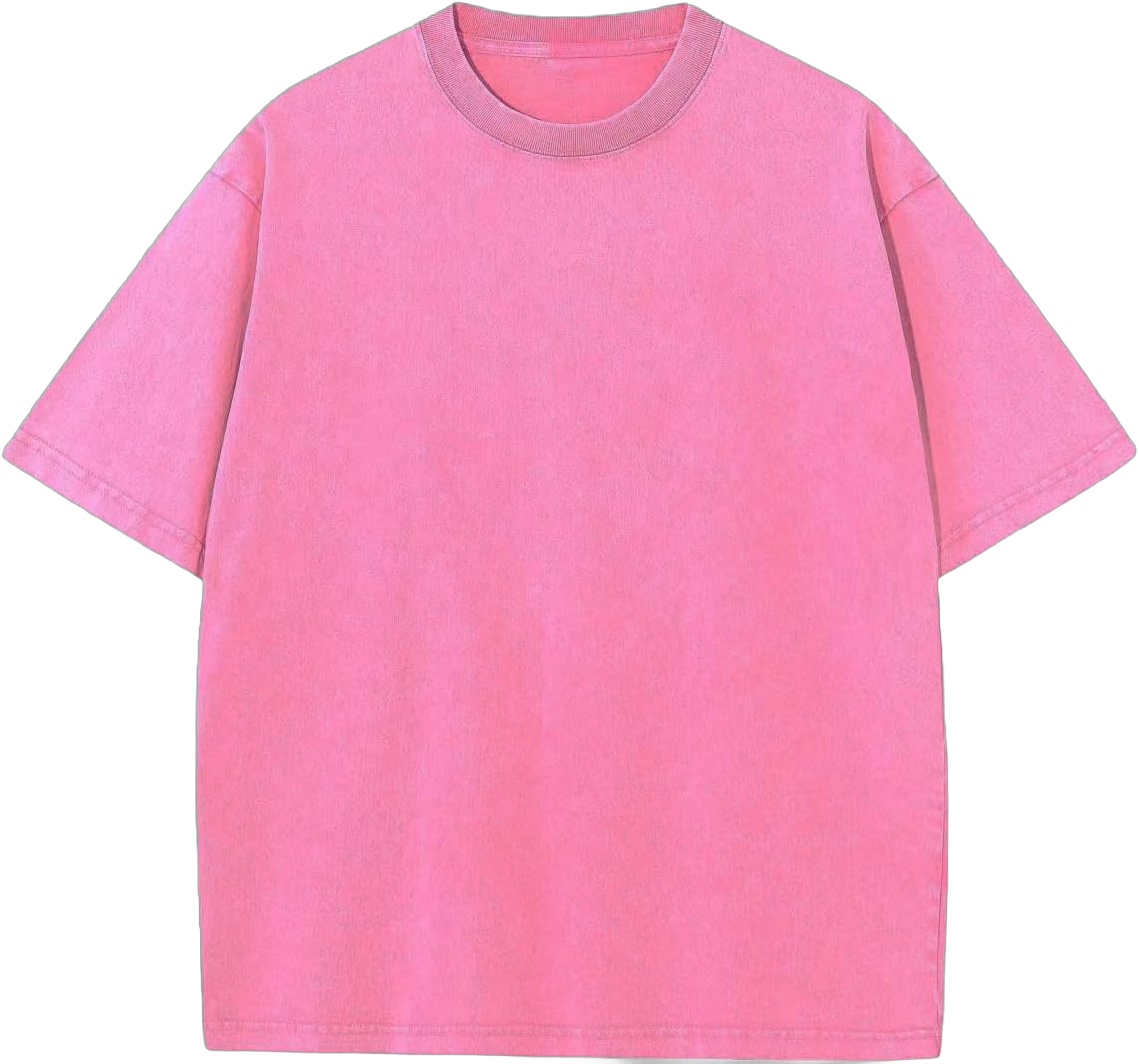 3 Pcs Men's Oversized Heavy Cotton Summer T-Shirts Vintage Tee Loose Fit Short Sleeve Casual Tshirts for Men Women XX-Large 1pc Pink